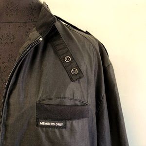 Vintage Members Only Black Jacket